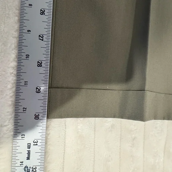 Brooks Brothers Poplin Cotton Blend Suit Size 39R 34x30 Olive Green Cuff Pant
